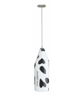Aerolatte Hand Held Battery Powered Milk Frother with Stand Red