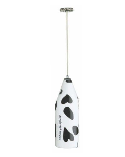 Aerolatte Steam Free MILK FROTHER Mooo Cow, Hand Held, AA Battery Operated